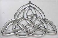 CLEAR CELTIC BEVELED WINDW ART